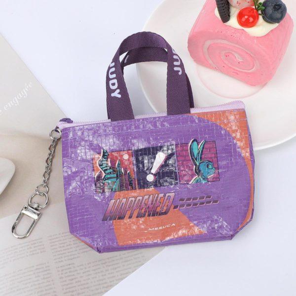 Mini Woven Bag Key-chain - Image 2