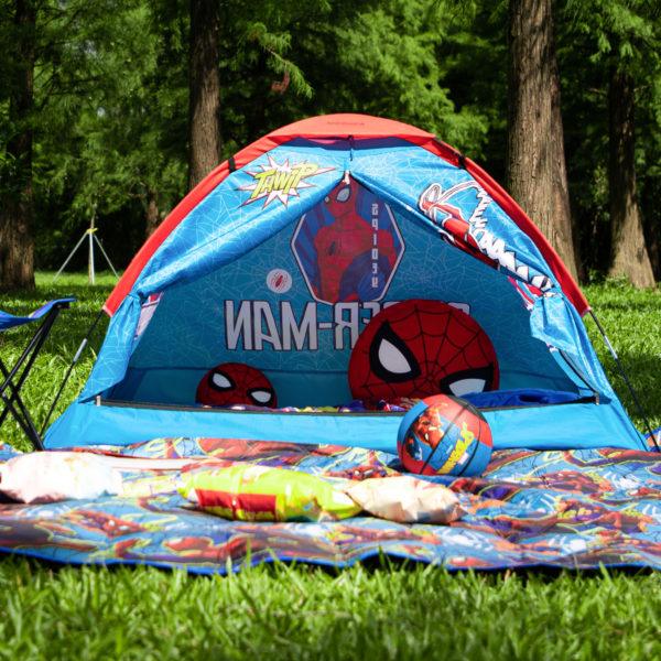 Spiderman tent scene image