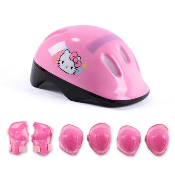 hellokitty-inlineskate-protective-gear