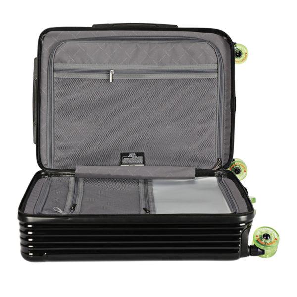 Spacious, organized interior of MICKEY suitcase, ideal for Disney IP - licensed retail