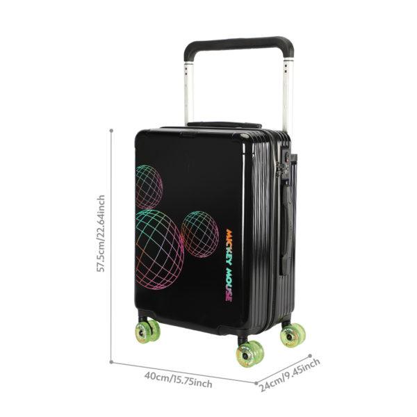 Size details of 20 - inch MICKEY suitcase, perfect for product wholesale