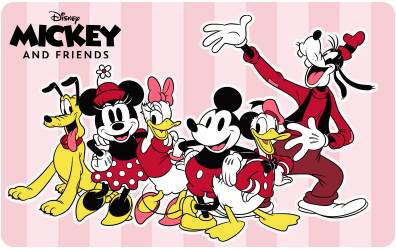 Classic Disney Characters Including Mickey Mouse, Minnie Mouse, Donald Duck, Daisy Duck, and Goofy