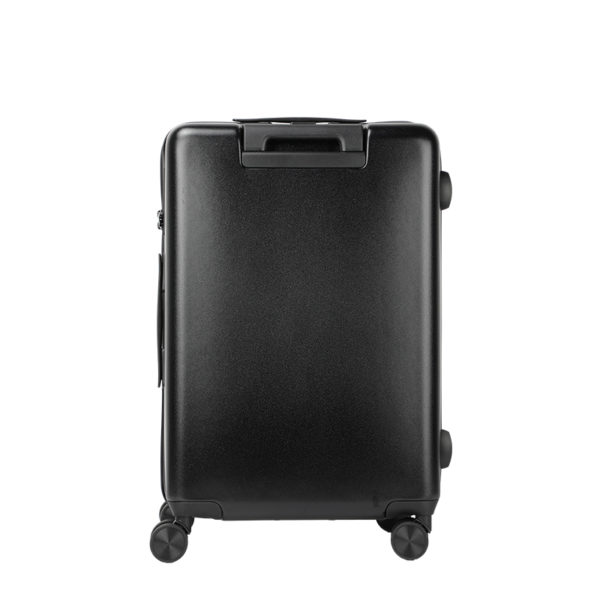 Back view of 20 - inch black Mickey suitcase, showcasing sleek design for Disney IP - licensed wholesale