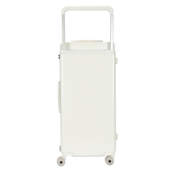 Back view of white MICKEY suitcase, showcasing clean design for IP - licensed wholesale